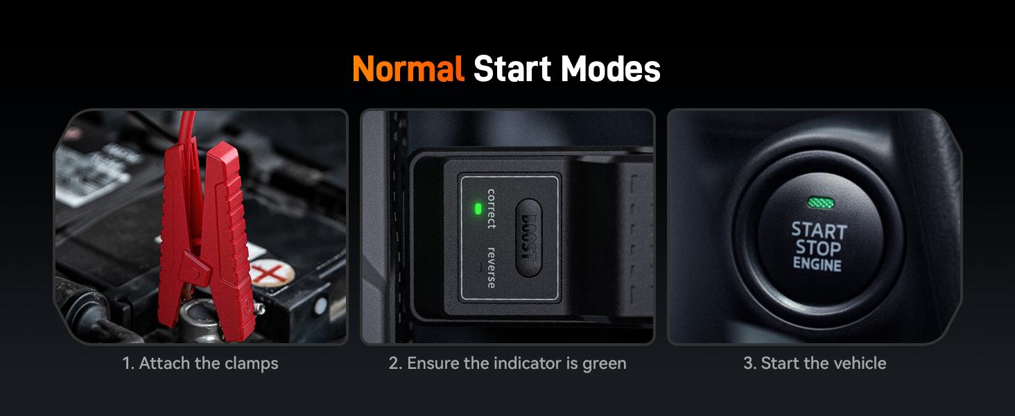 WOLFBOX Portable 2000A Jump Starter With Air Compressor 150PSI Tire Inflator LED HolidayHaul