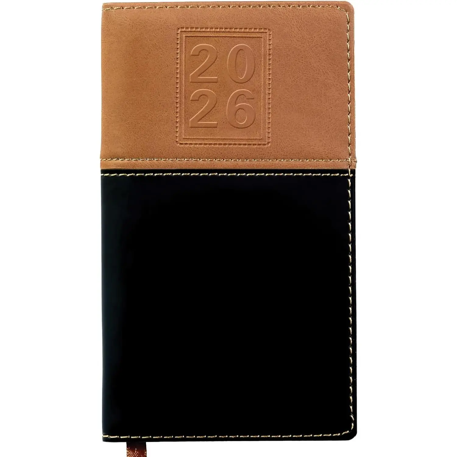 2026 Pocket Planner/Pocket Calendar, 3.5"x6": Includes 14 Months (November 2025 - December 2026) / 2026 Weekly Planner/Weekly Agenda/Monthly Calendar Organizer (Brown/Black)