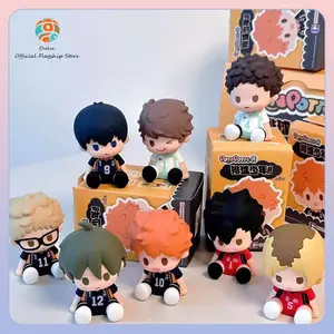 New Genuine Haikyu!! Blind Box Tobio Kageyama Model Haikyu!! Sitting Mini Series Mystery Box  Shoyo Hinata Anime Figure Gift Toy