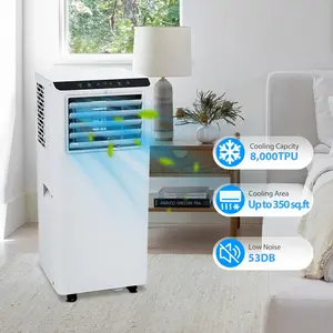 OP-Portable Air Conditioner for Room Cooling - Flexible AC Solution with Exhaust Hose, Dehumidifying Function, Remote Control, and Easy Mobility, Ideal for Apartments, Dorms, and Residential Use