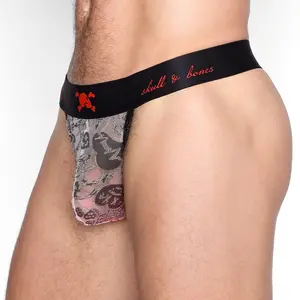 Love Bites Burnout Black Ombre Thong