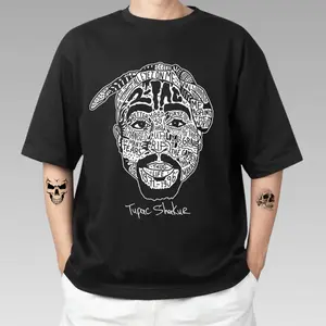 Vintage 2Pac Tupac Hip Hop Streetwear Apparel T-Shirt, Hip Hop Music Lover Shirt