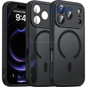 Magnetic Protector Matte Translucent Case For iPhone 17 Pro Max 17 Pro 17 16 15 14 Plus 13 12 11 Pro Max For Magsafe Wireless Charger Cover