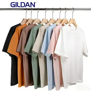 GILDAN 12-Pack Adult Heavy Cotton Tees (S-4XL) | Bulk Wholesale Price Blank T-Shirt Bundle, 5.3 oz Durable Everyday Basics, Best Value Multipack Deal for Men & Women