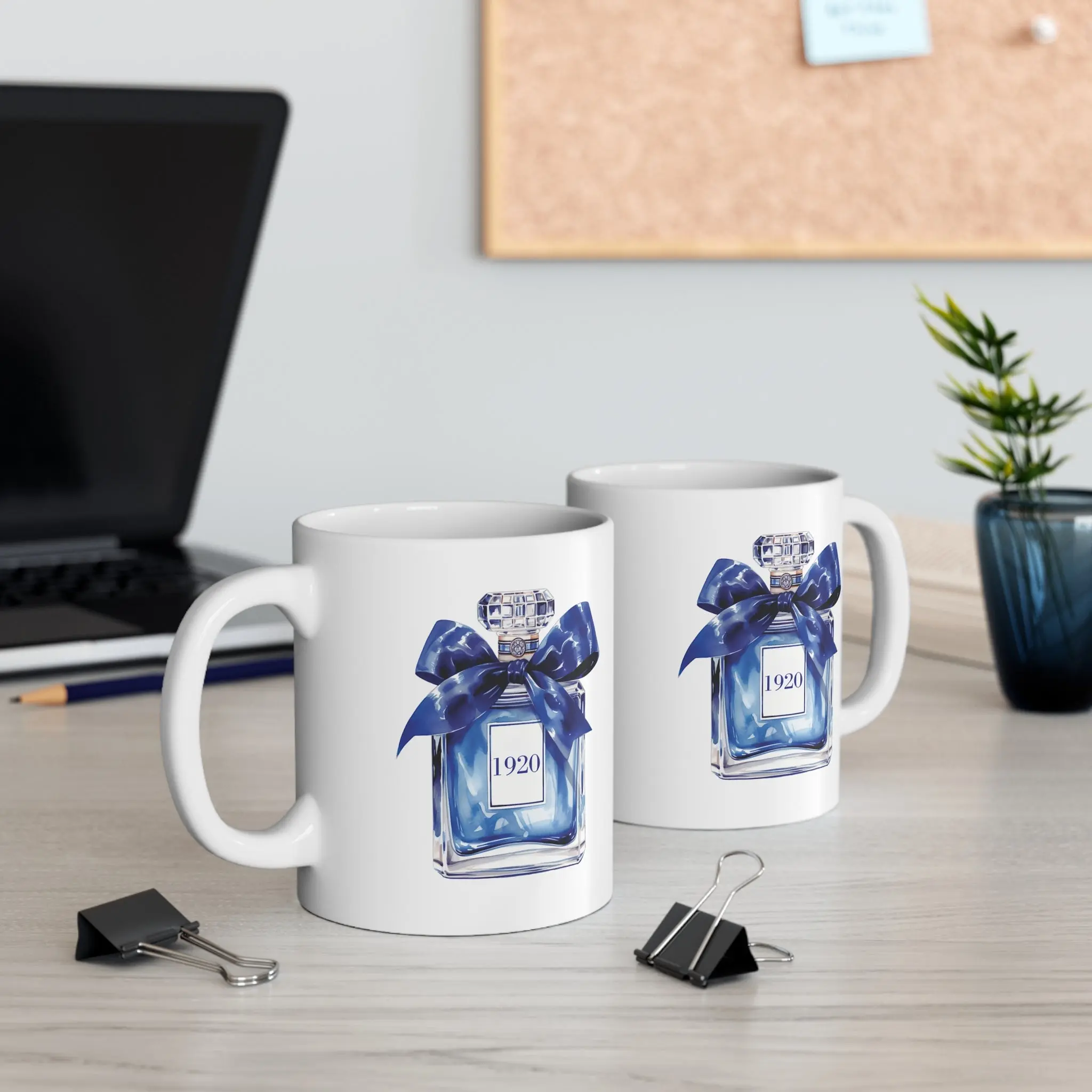 1920 Blue Ribbon Ceramic Coffee Cup - Sweet Scent of Sisterhood Mug -  TikTok Shop