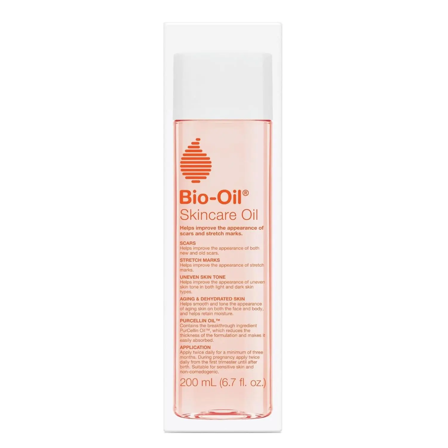 Bio-Oil Skincare Oil, Hydrating Vegan Moisturizer for Scars, Acne & Stretch Marks, Scented with Chamomile & Lavender, For All Skin Types, 6.7 oz