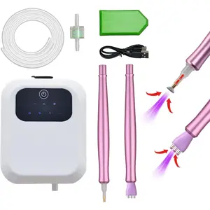 Electric  Painting Pen No Wax Needed, Vacuum  Art Pen Kits for Adults Cordless Quiet 1500mAh Rechargeable   Art Accessories and Tools