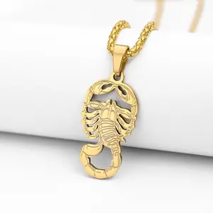 Scorpio Charm Necklace – Elegant Zodiac Jewelry for Daily Fashion, Perfect Gift for Astrology Lovers