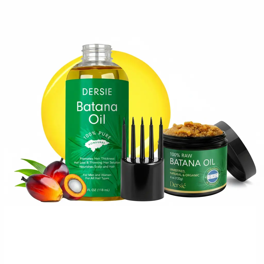 Dersie Batana Oil + Honduras 100% Raw Batana Oil