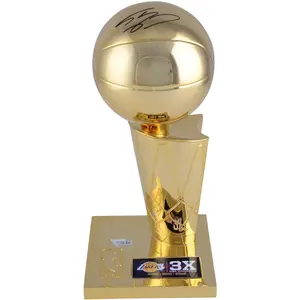 Shaquille O'Neal Los Angeles Lakers Autographed 12" Replica Trophy - Three Time Champion - Fanatics Authentic Certified