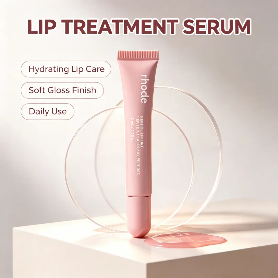 Ruby & Millie 4-Shade Peptide Lip Tint (10ml) - Raspberry & Ribbon Shades, Hydrating Tinted Balm, Long-Wear Natural Glossy Finish, Nourishing Care, Lightweight Buildable Color for Everyday Makeup