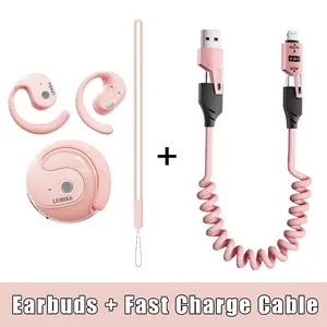 Hd Voice wireless 5.3 headphones with bass stereo, smart noise cancellation and a charging case - perfect for running and sports
