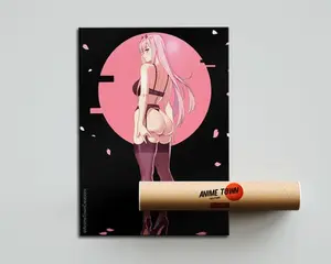 Zero Two Hot Pink Poster