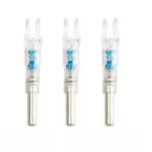 3PCS Bright Lighted Nocks for Arrows – Waterproof & Durable Hunting Archery Accessories | Perfect for Night Hunting & Target Practice