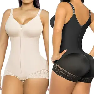 COSPLAY   Overbust Fajas Colombianas Shapewear for Women Tummy Control Brief Shaper