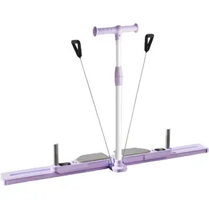 Home Use Lavender Purple Beginner Friendly 6in1 Rebound Resistance Rope Ski Machine Ab Board Extended Slide Rail Durable Material