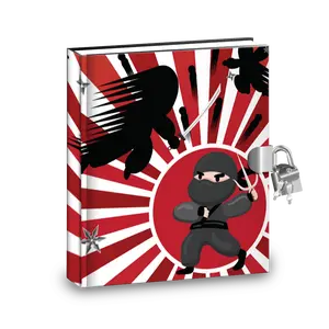 Value Packs of Kids Ninja Diary w/Lock & Activities (10, 20 or 100 ct)