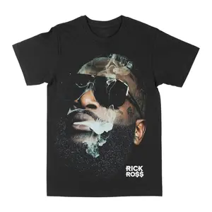 Rick Ross Big Face Graphic Tee Retro Unisex T-shirt Fashion Clothing for Men & Women