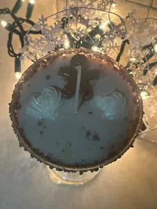 Gingerbread Martini Glitter Candle
