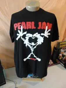 Pearl Jam Stickman Band Tee, Rock Band Shirt
