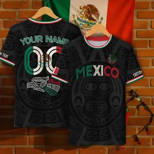 Personalized Mexican Jersey Soccer, Custom Name & Number Mexican Soccer Jerseys, Custom Mexico Soccer Jersey For Men/Women