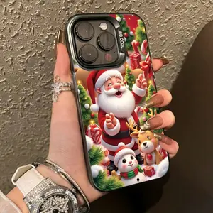 Featuring Santa Claus, Christmas trees, snowmen, and reindeer designs. Compatible with iPhone 17/16/15/14/13/12/11/X/XS/XS Max/XR/7P/8P/16E and other models. This phone case also makes a perfect holiday gift for friends, family, and yourself.