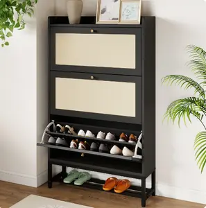 Dump truck shoe cabinet model 5 black