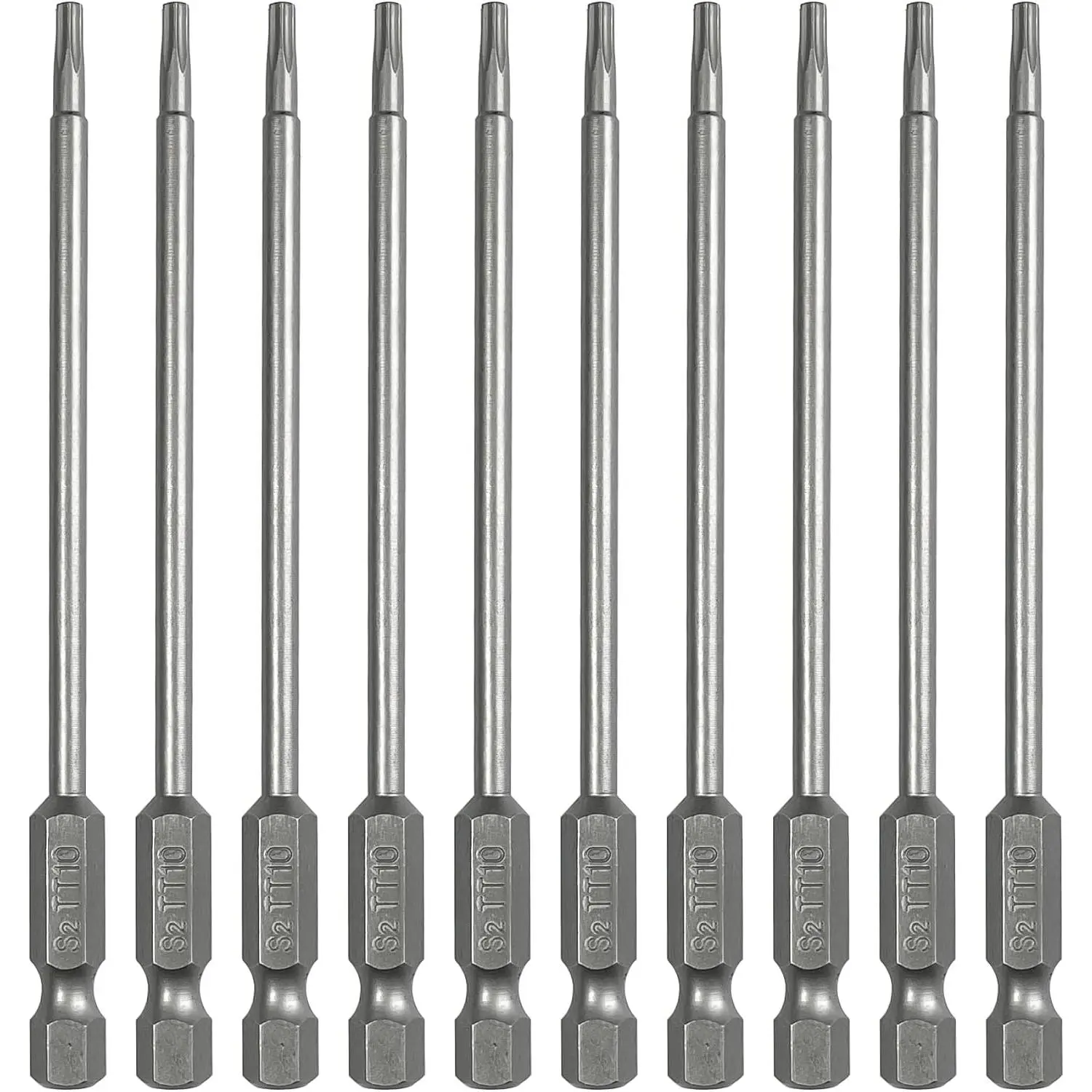 10 count T10 Torx  Bit Sets, 4''Length   Torx Bits Set (10, T10-4inL)