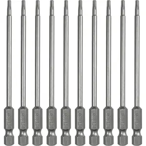 10 count T10 Torx  Bit Sets, 4''Length   Torx Bits Set (10, T10-4inL)