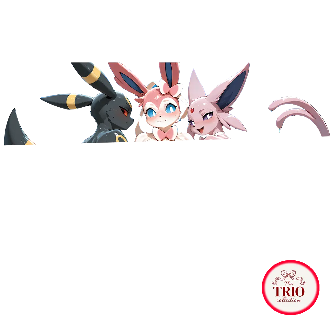 Dark Fairy Evolution Trio Anime Vinyl Sticker Waterproof Decal Magical Creature Group Laptop Water Bottle Decorative Gift