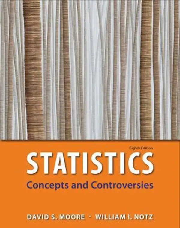 Used Softcover Book - Statistics: Concepts & Controversies (Good Condition) by David S. Moore, Includes W.H. Freeman EESee Access Card, English Language, Includes Eesee Access Card