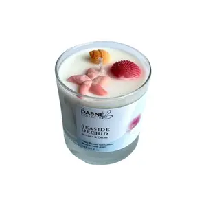 Seaside Orchid 6oz Candle - Spa Themed Candle Decor Scent