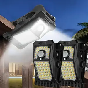 Solar Powered Clip-on Wall Light, Motion-Sensor Outdoor Wall Light, LED Wall Mounted Light, Outdoor Lighting for Fence, Deck, Wall, Garage, Solar Lights Outdoor, Led Outdoor Lamp