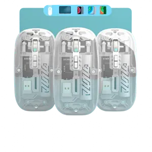 Wireless Transparent Typec Charging Mouse