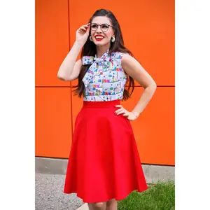Charlotte Skirt in Red