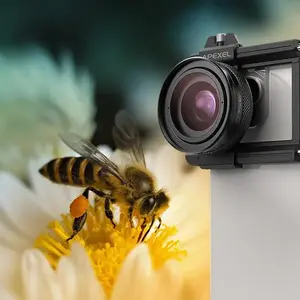 ZM100 Smartphone Camera Lens, Portable Phone Lens with Aircraft Aluminum Frame, Multilayer Coated Optical Lens for Photography, Concert