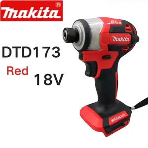 Makita DTD173 3-Speed Cordless Impact Driver 18V LXT BL Brushless Motor Electric Drill (Tool Only)-Red