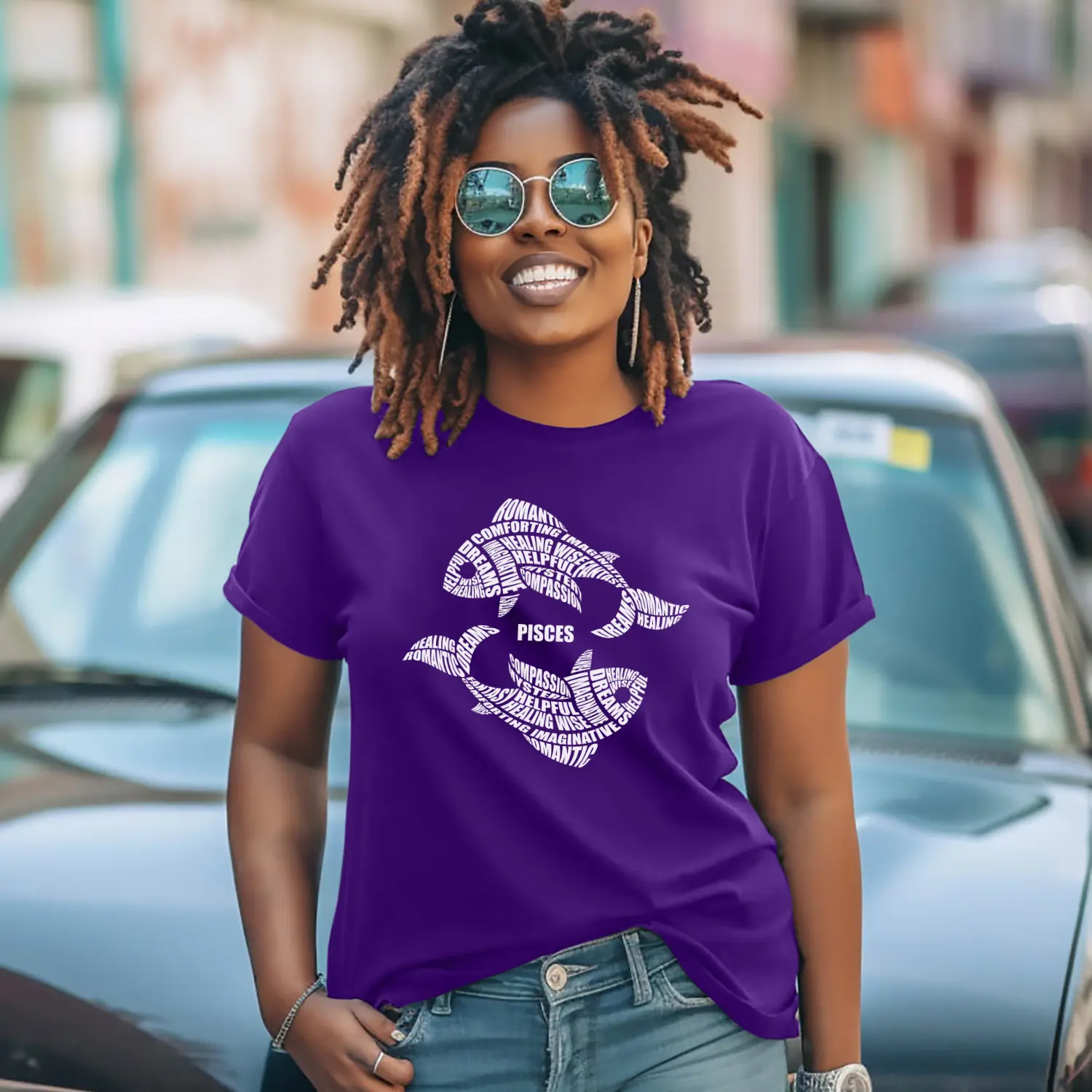 Zodiac Characteristics T-Shirt – Purple Edition
