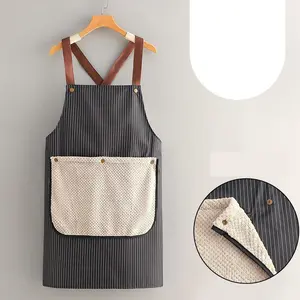 Detachable Thick Hand Towel Apron Waterproof Oil-Proof Unisex High-Quality Young Home Kitchen Christmas Thanksgiving Mother's Day Gift