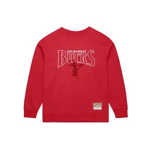 Mitchell & Ness HWC '68 Rebound Legacy Milwaukee Bucks Crewneck Sweatshirt