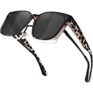 Fit Over Glasses Sunglasses for Women Trendy Large Square Polarized Sun Glasses for Driving