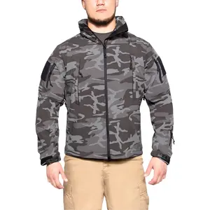 Black Camo Special Ops Soft Shell Jacket