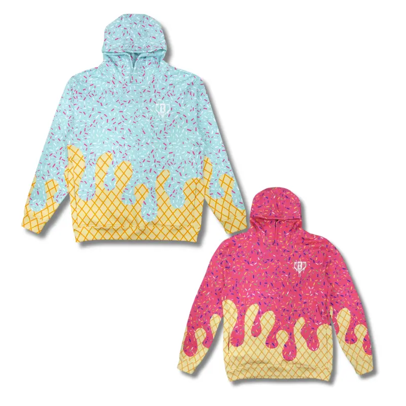Baseball Lifestye 101 Ice Cream Youth Hoodie For Youth and Aldult Size