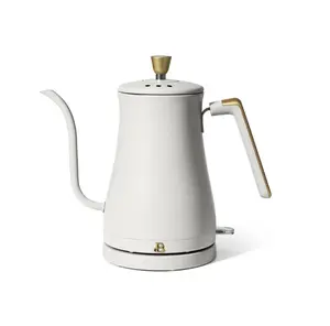 Sale !!!!!!! Beautiful 1-Liter Electric Gooseneck Kettle 1200 W, White Icing by Drew Barrymore