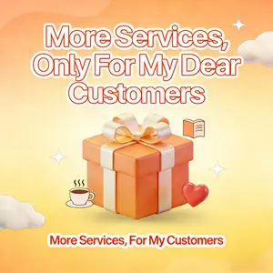 More Services Only For My Dear Customers Special Box Gift Set Beautiful Graduation Gift Wrapping Unisex Tee