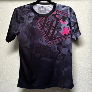 YOUTH PINK GLO CAMO JERSEY