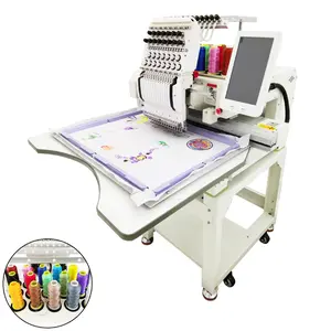 YOKOMA 15 Needles Automatic Shuttle Embroidery Machine 110V-220V Multi-Language Support Sewing Machine Embroiderer Automatic Picture Copy Print Embroider with computer