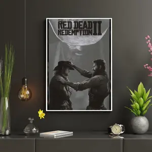 Red Dead Redemption 2 Arthur Morgan and John Marston Poster - POSTER NO FRAME