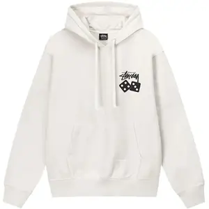 Stussy Dice Pigment Dyed Hoodie Natural