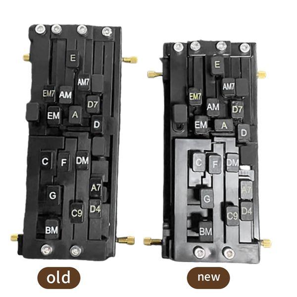 2026 Revised New Model ABS Guitar Chord Assistant Folk Beginner Automatic Gear Instant Play One Button Chord Trainer for Beginners